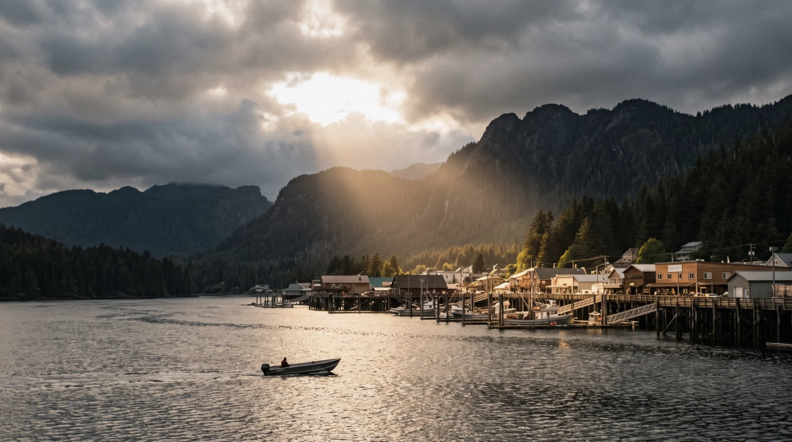 Late light over Tongass Narrows, the view that decides when to plan a trip to Ketchikan
